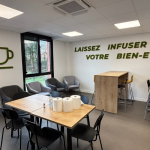 Lettres végétales et tasse pano arras